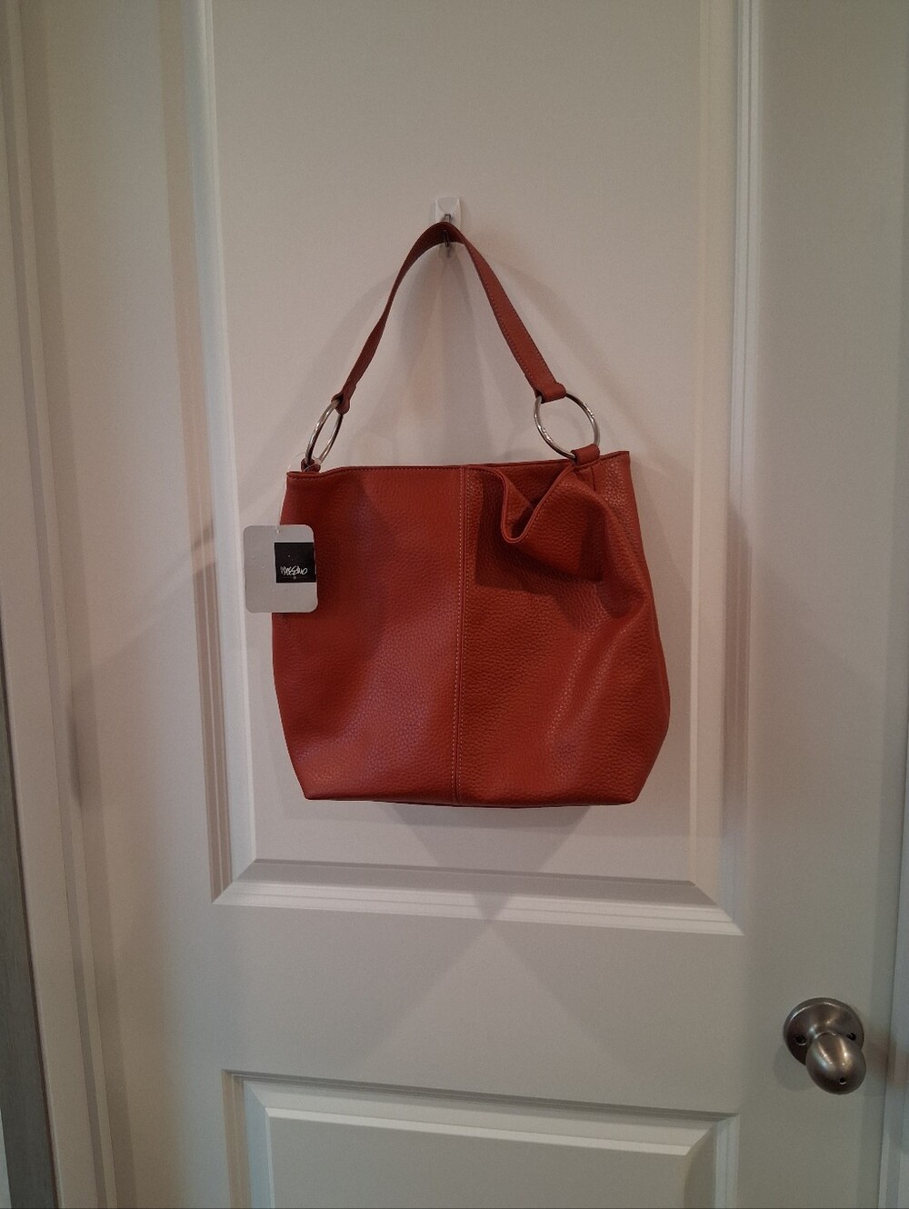 Mossimo  Rust-Tone Pebbled Shoulder  Bag